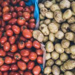 Tomatoes and potatoes