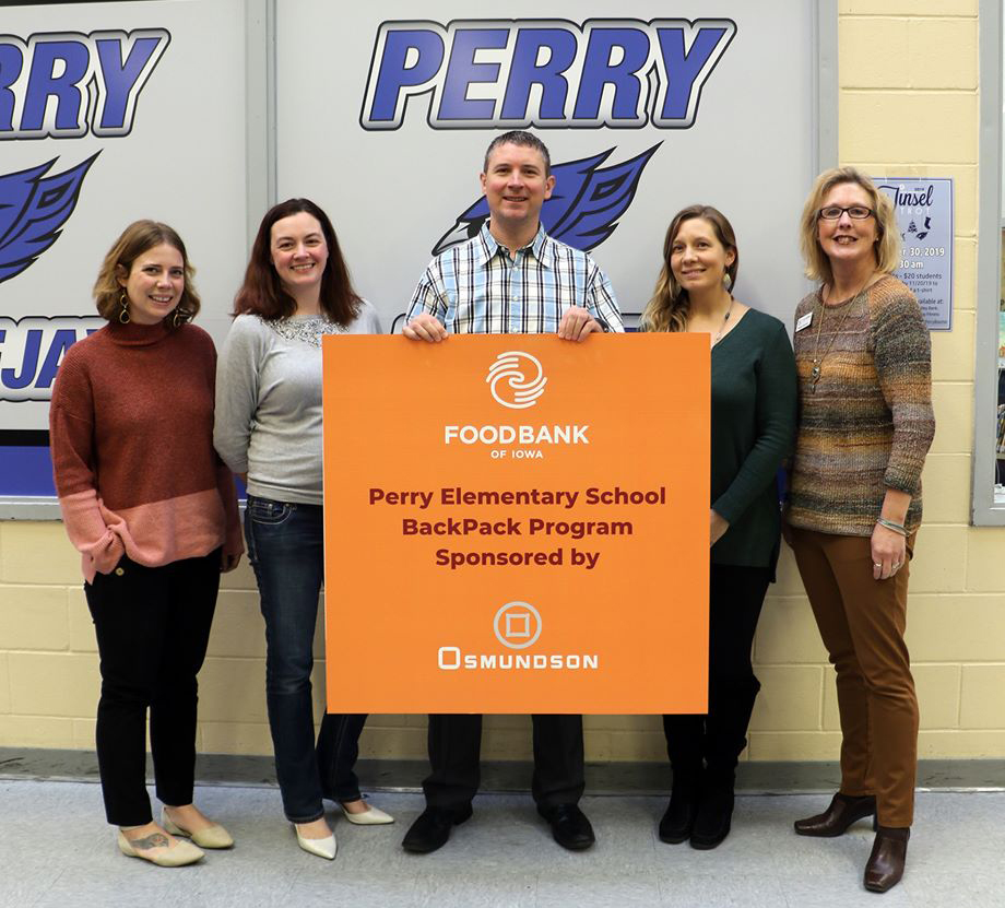 BackPack/Pantry Sponsorship at Perry Elementary Food Bank of IowaFood