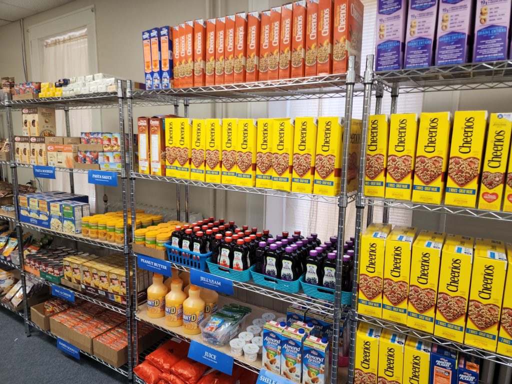 Food pantry shelf