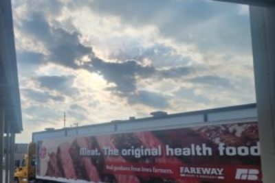 Fareway truck at dock