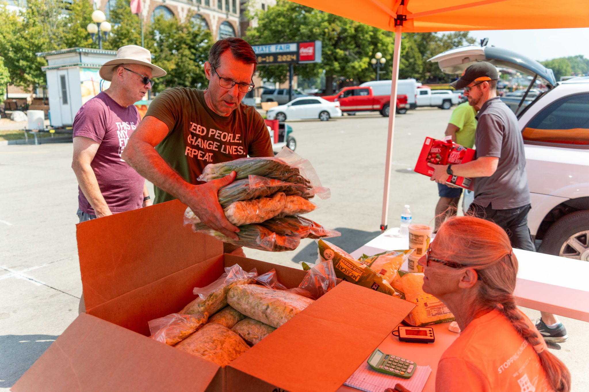 Food Bank of Iowa receives 6,000 pounds of food from Iowa State Fair